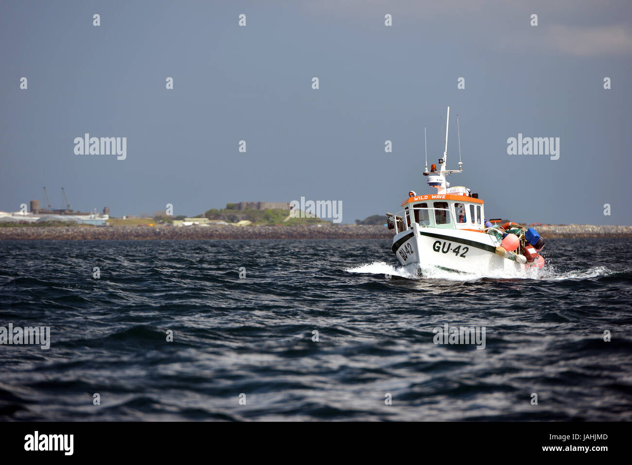 Small fishing boat Stock Photo - Alamy