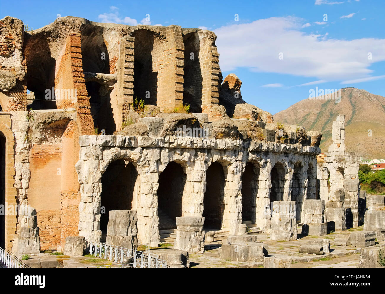 Capua Amphitheater - Capua amphitheatre 03 Stock Photo