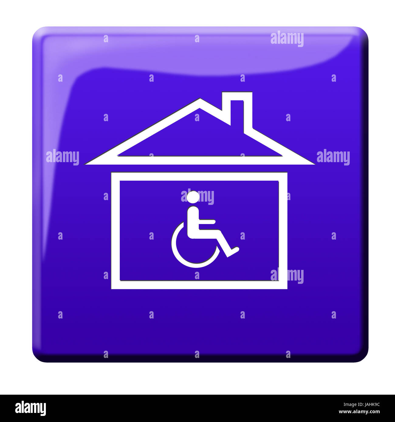 Wheelchair pictogram hires stock photography and images Alamy