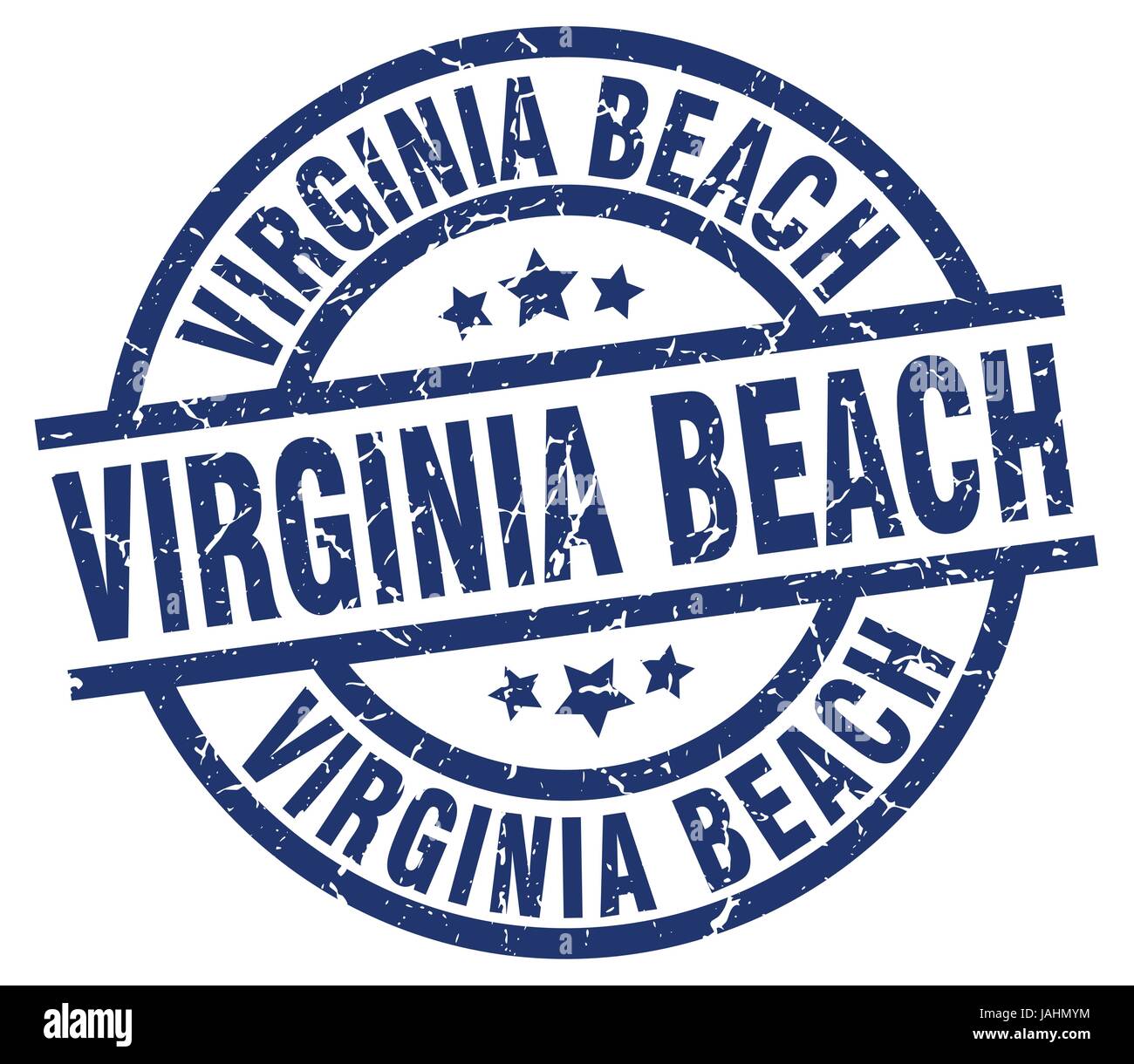 Virginia Beach blue round grunge stamp Stock Vector Image & Art - Alamy