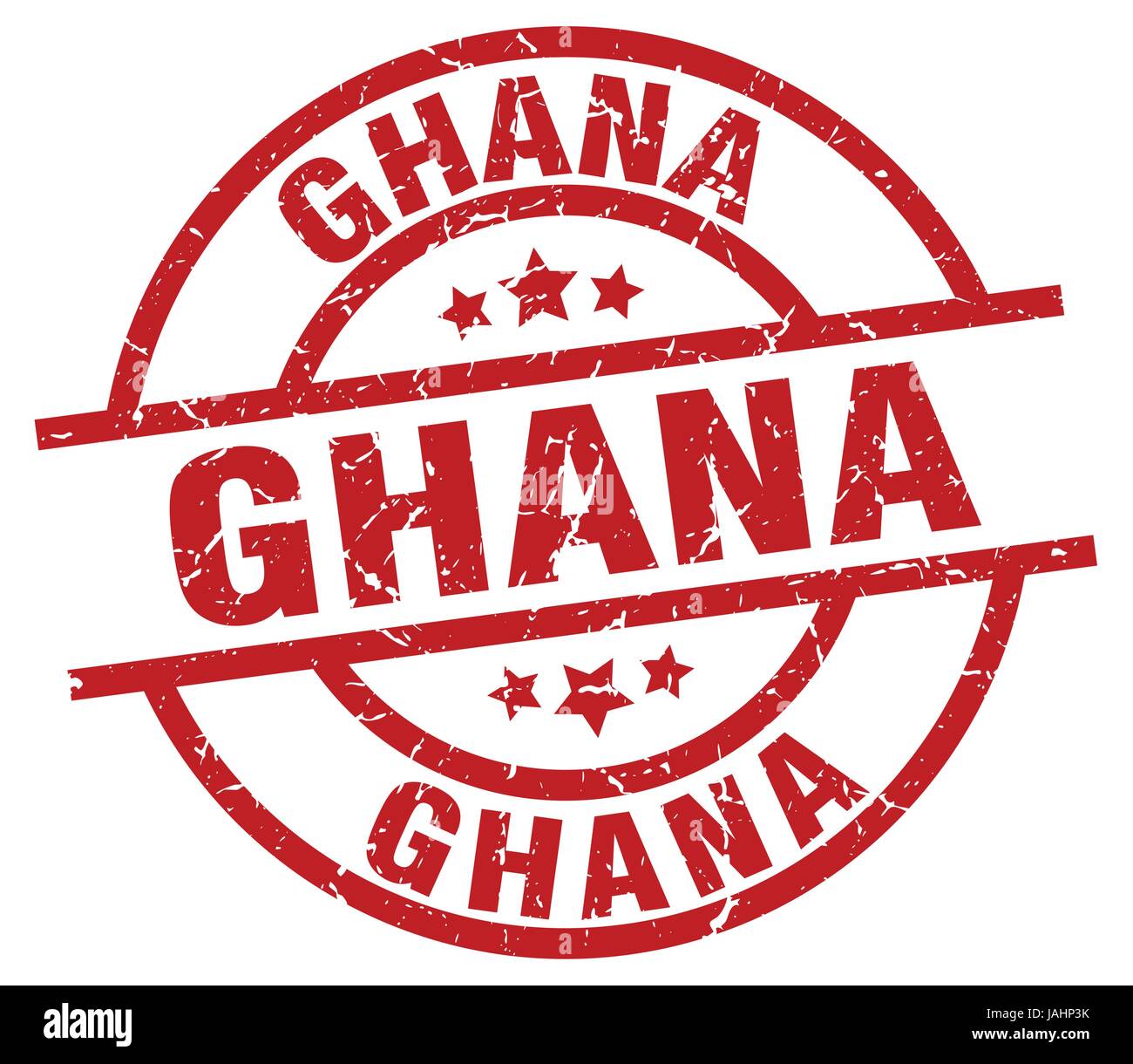 Ghana red round grunge stamp Stock Vector Image & Art - Alamy
