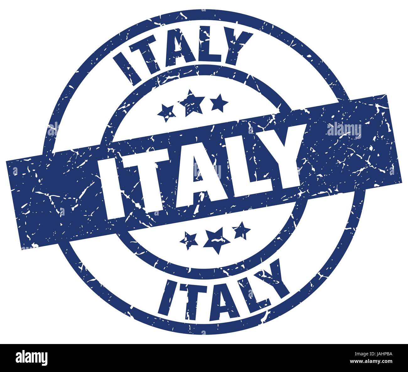 Italy blue round grunge stamp Stock Vector Image & Art - Alamy