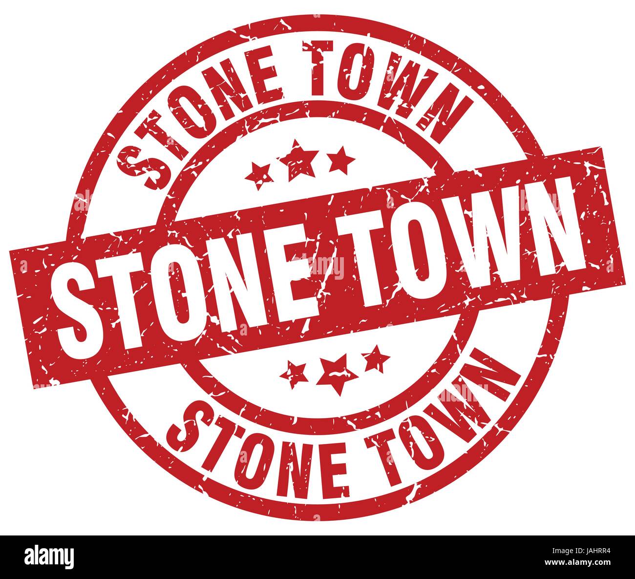 Stone Town red round grunge stamp Stock Vector Image & Art - Alamy