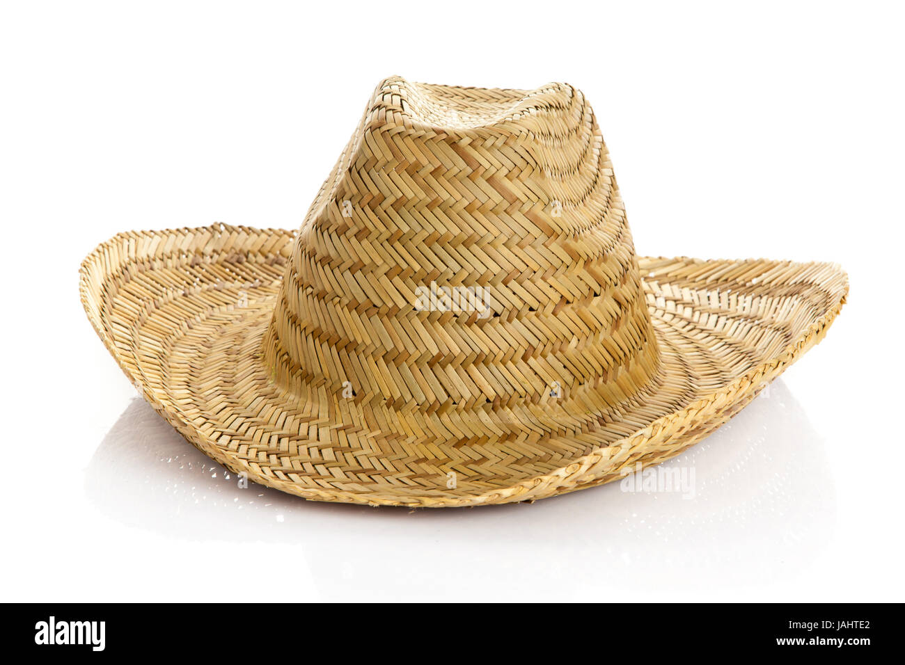 Sombrero isolated on white background. straw hat Stock Photo