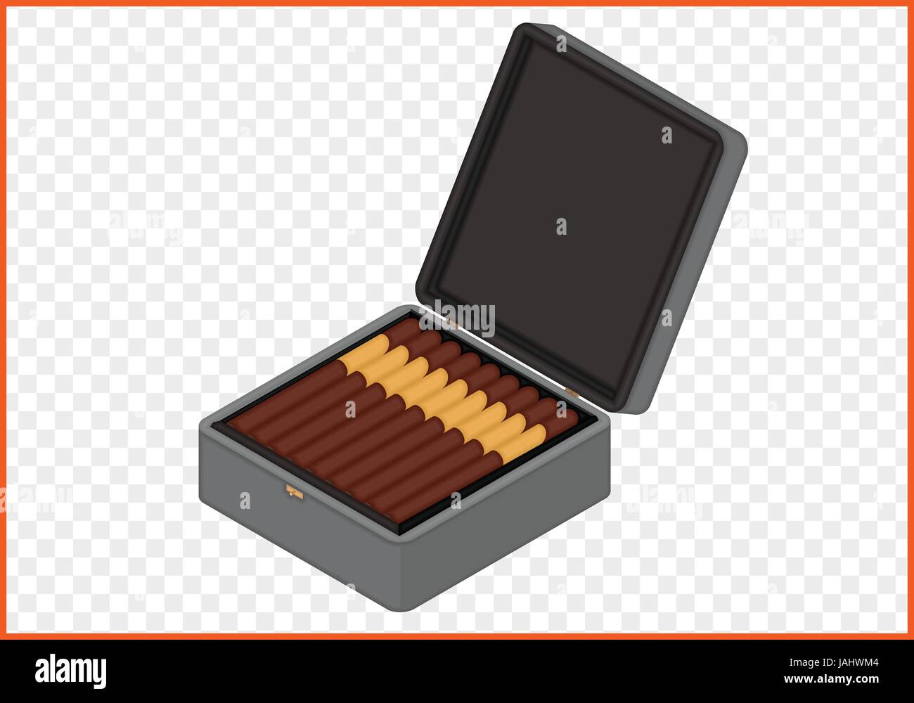 cigar box vector Stock Vector