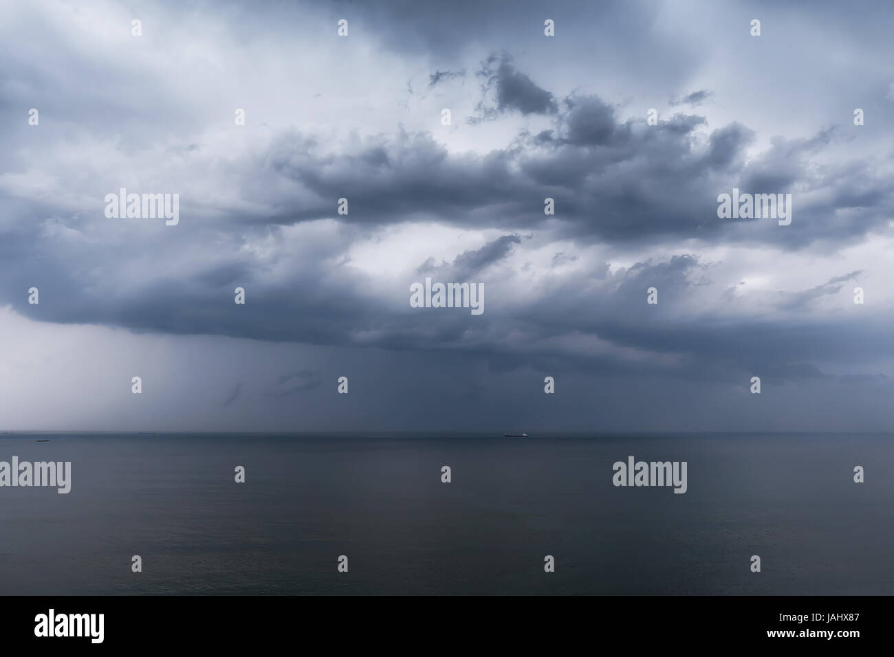 stormy cloud over the sea Stock Photo - Alamy