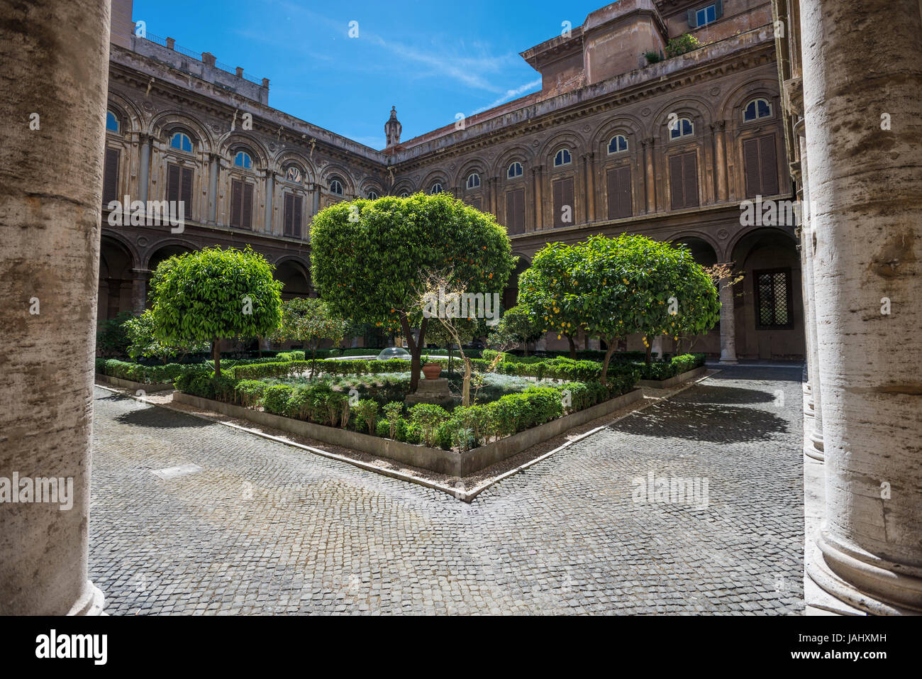 Architecture Complex Rome View of Roman architecture in the center on Rome Stock Photo - Alamy