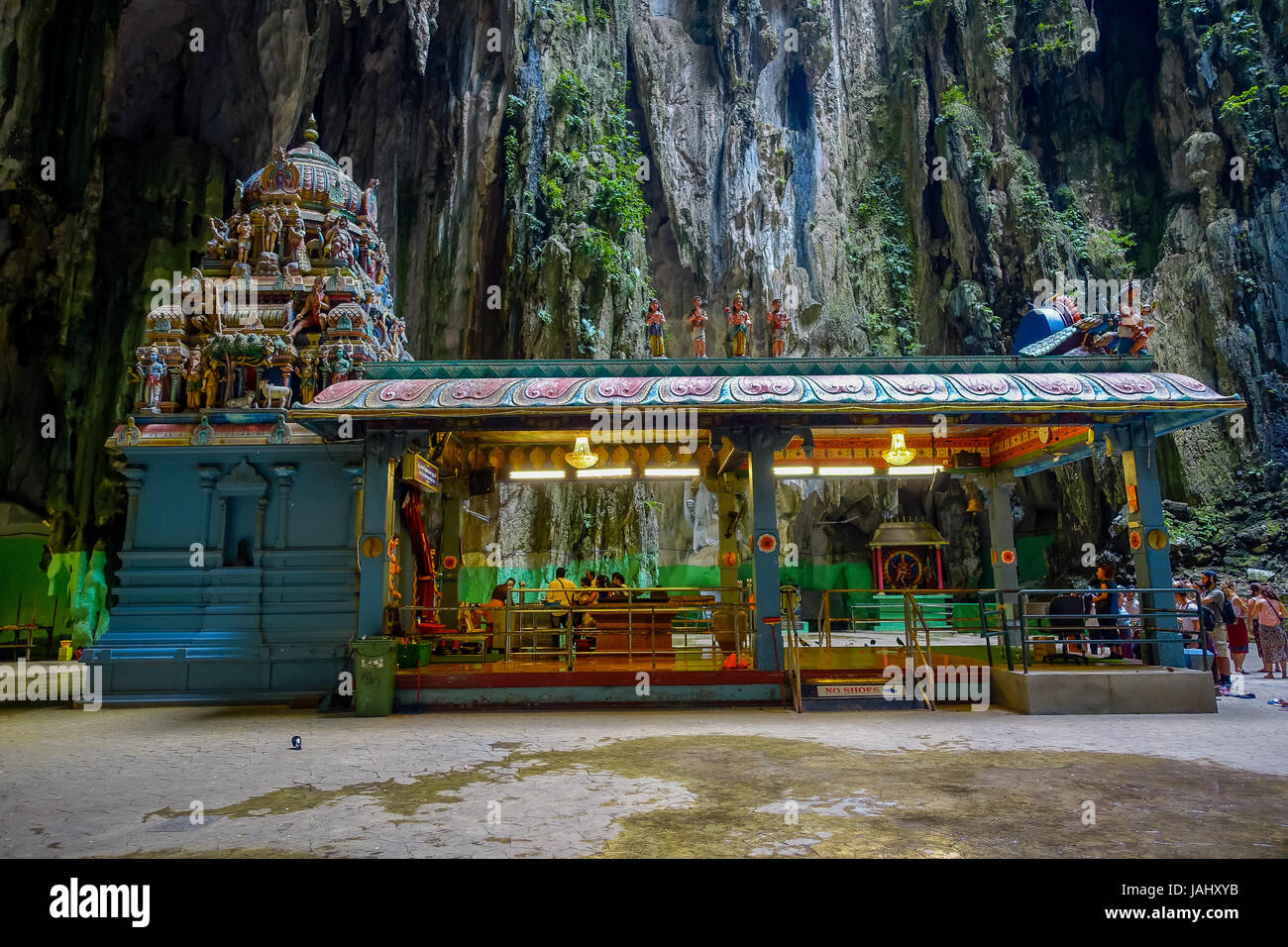 Kuala Lumpur Malaysia March 9 17 Batu Caves A Limestone Hill With Big And Small Caves And Cave Temples And A Very Popular Hindu Shrine Outside India Stock Photo Alamy