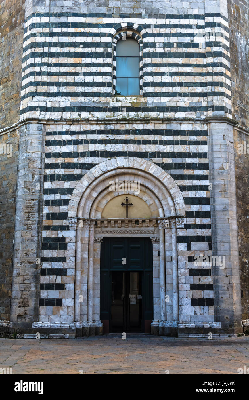 baptistery in volterra,toscana Stock Photo