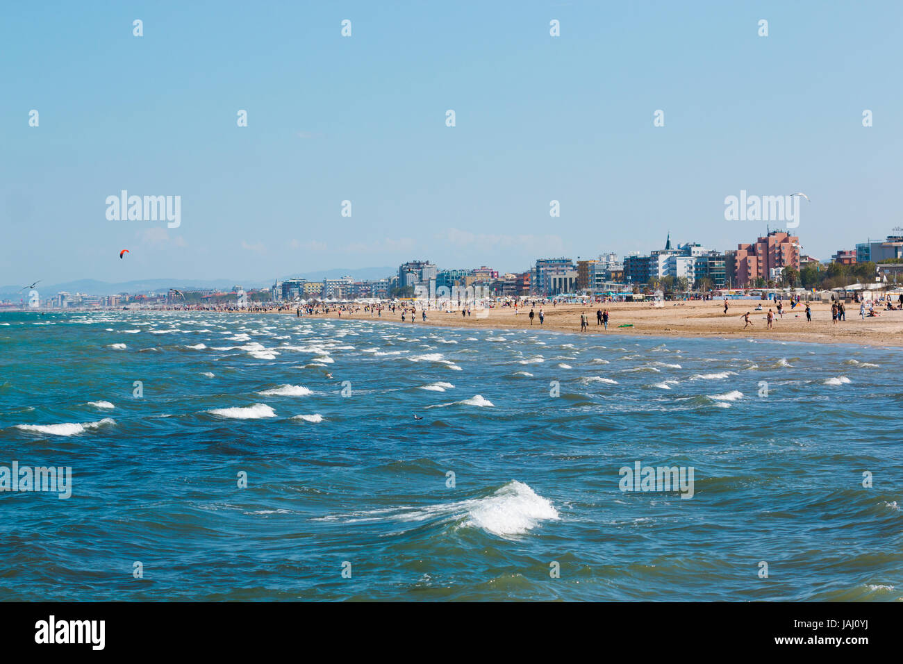 Rimini beach hi-res stock photography and images - Alamy