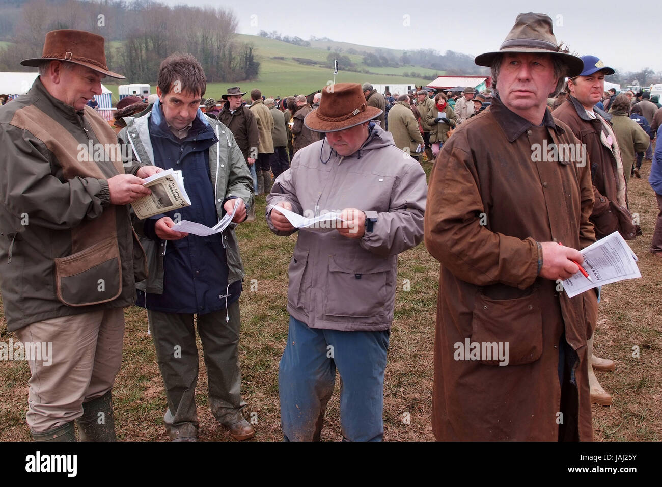 Quantock Staghounds PointtoPoint races at Cothelstone, Somerset, UK