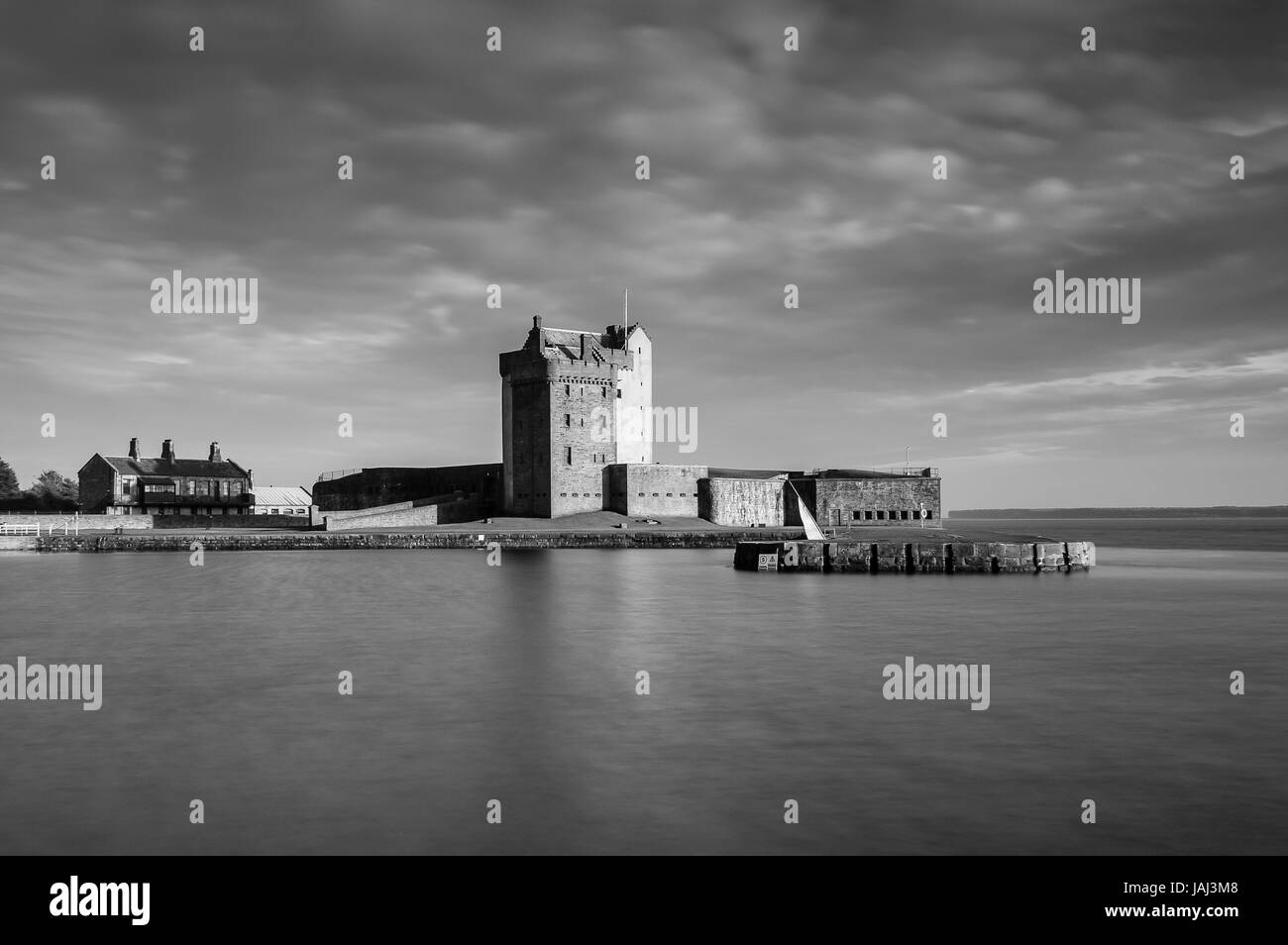 Broughty Ferry Castle, near Dundee Stock Photo