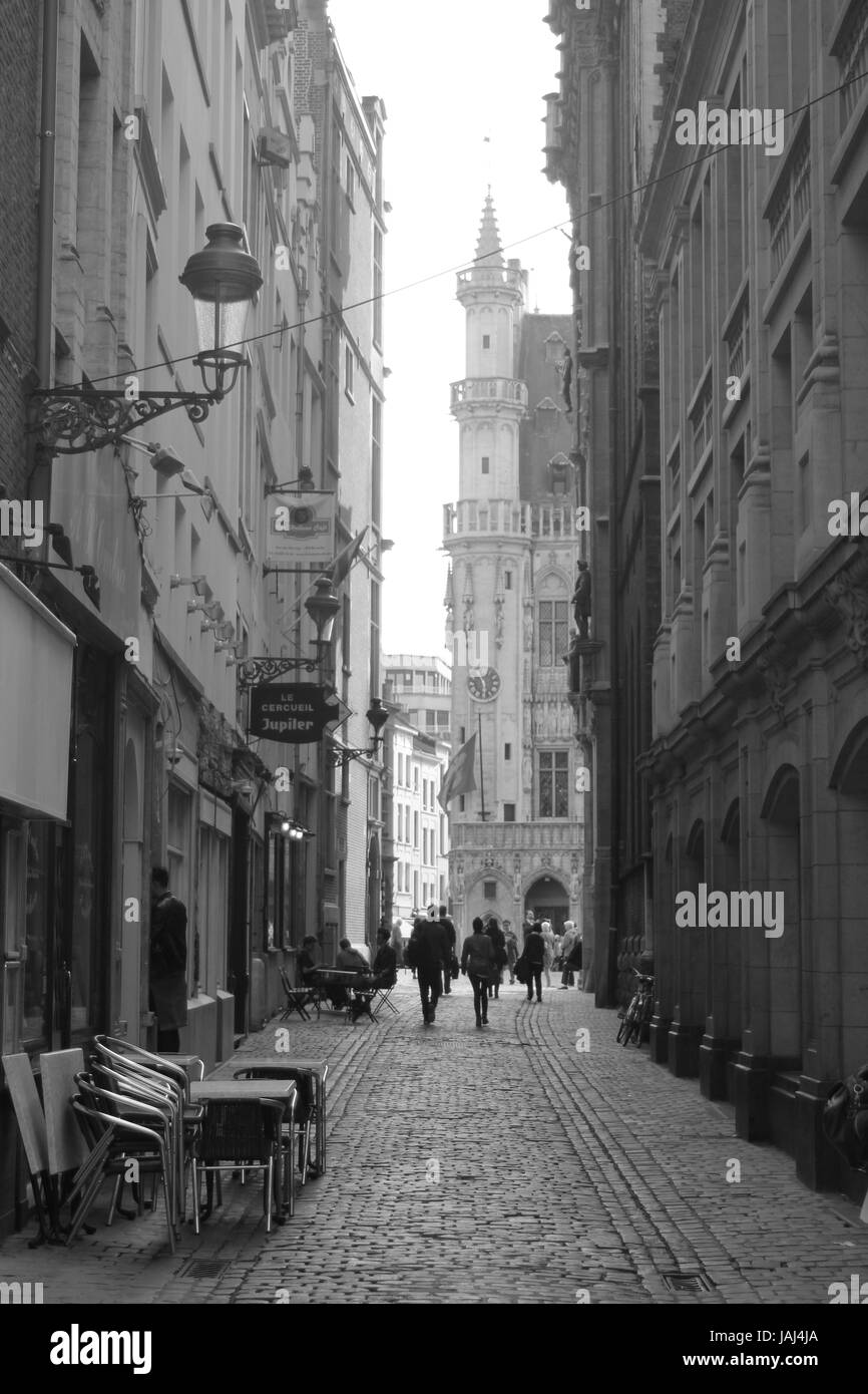 Belgium landscape Black and White Stock Photos & Images - Alamy