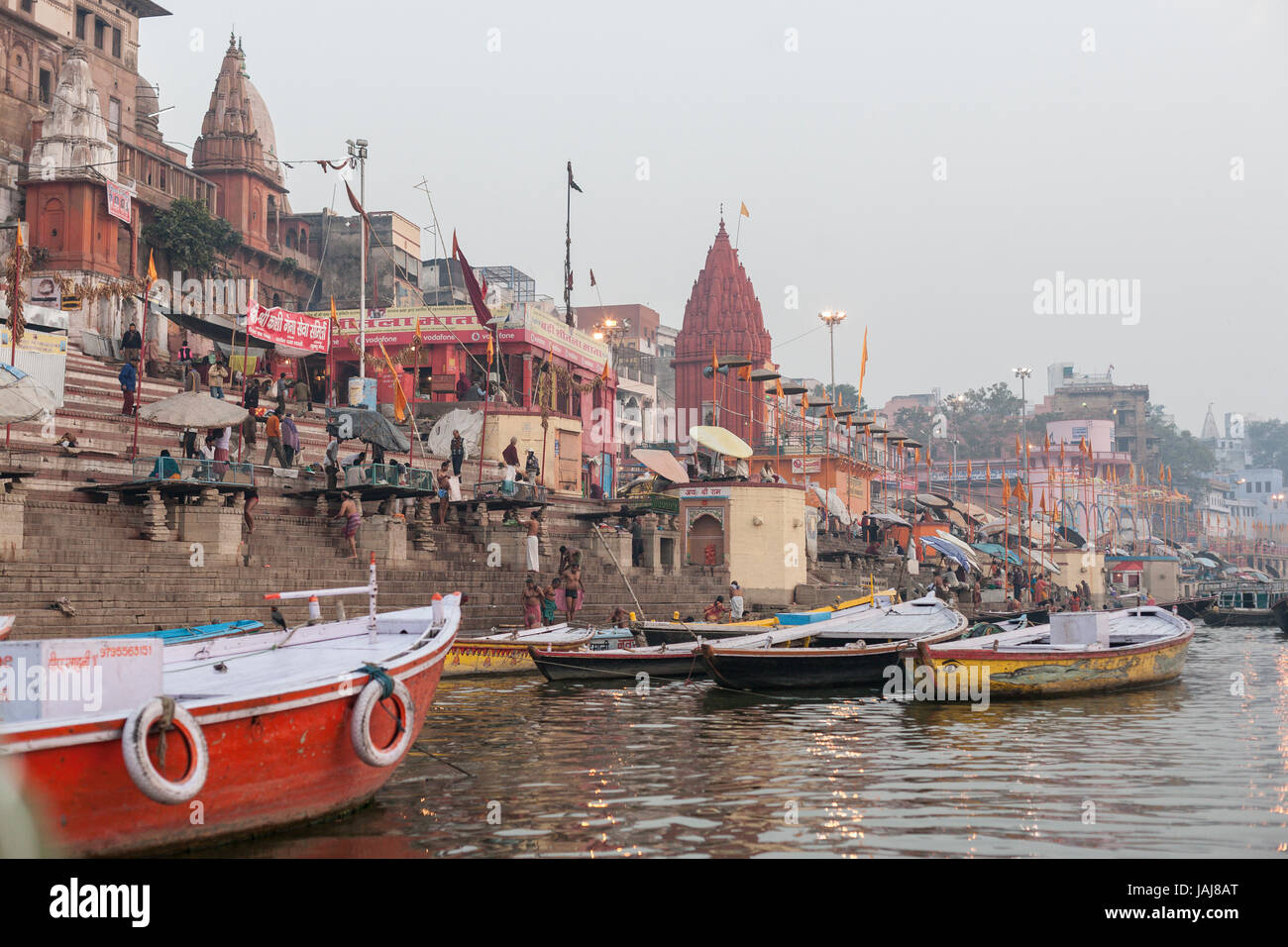 Varanasi, Uttar Pradesh, India, Asia Stock Photo
