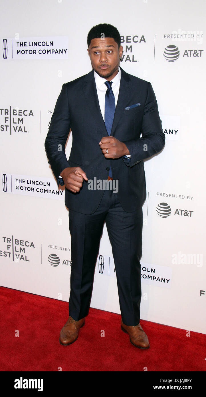 2017 Tribeca Film Festival - 'Chuck' - Premiere  Featuring: Pooch Hall Where: New York, United States When: 28 Apr 2017 Credit: RWong/WENN.com Stock Photo