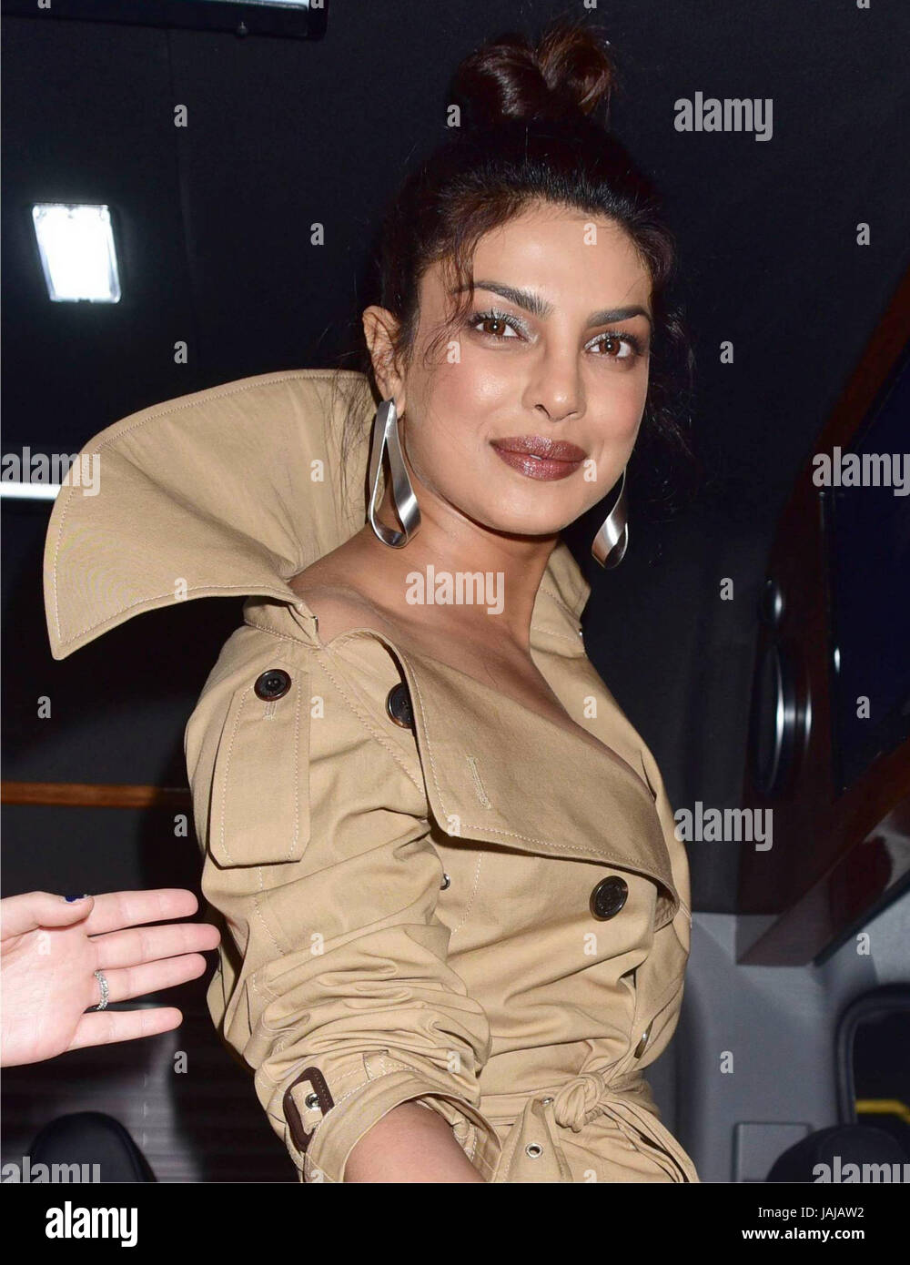 Celebrities leave the Carlyle Hotel to attend the Met Gala Featuring