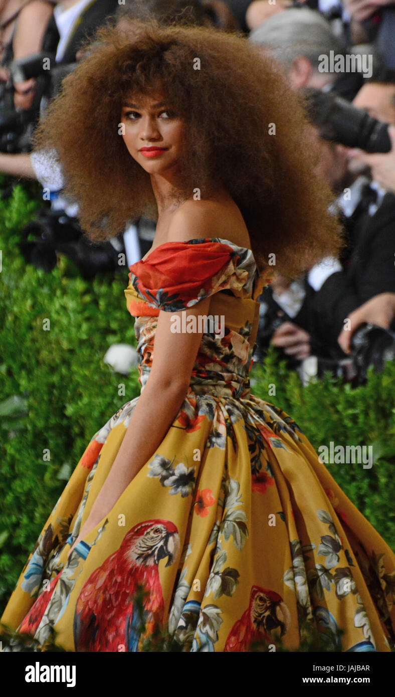 The Met Gala 2017 - Arrivals Featuring: Zendaya Where: New York, United