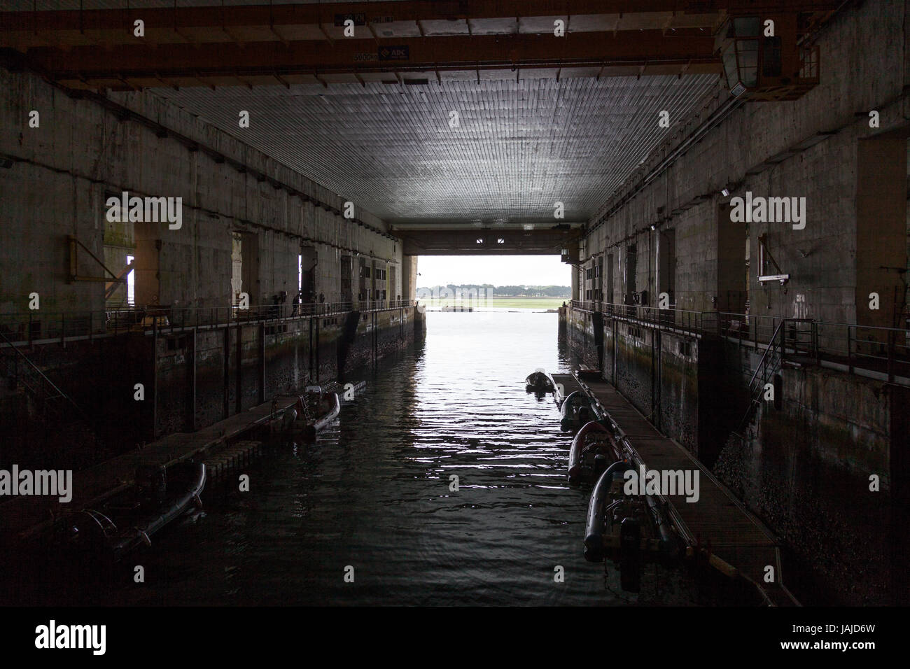 The Nazi U-boat base at Lorient in Brittany, France Stock Photo - Alamy