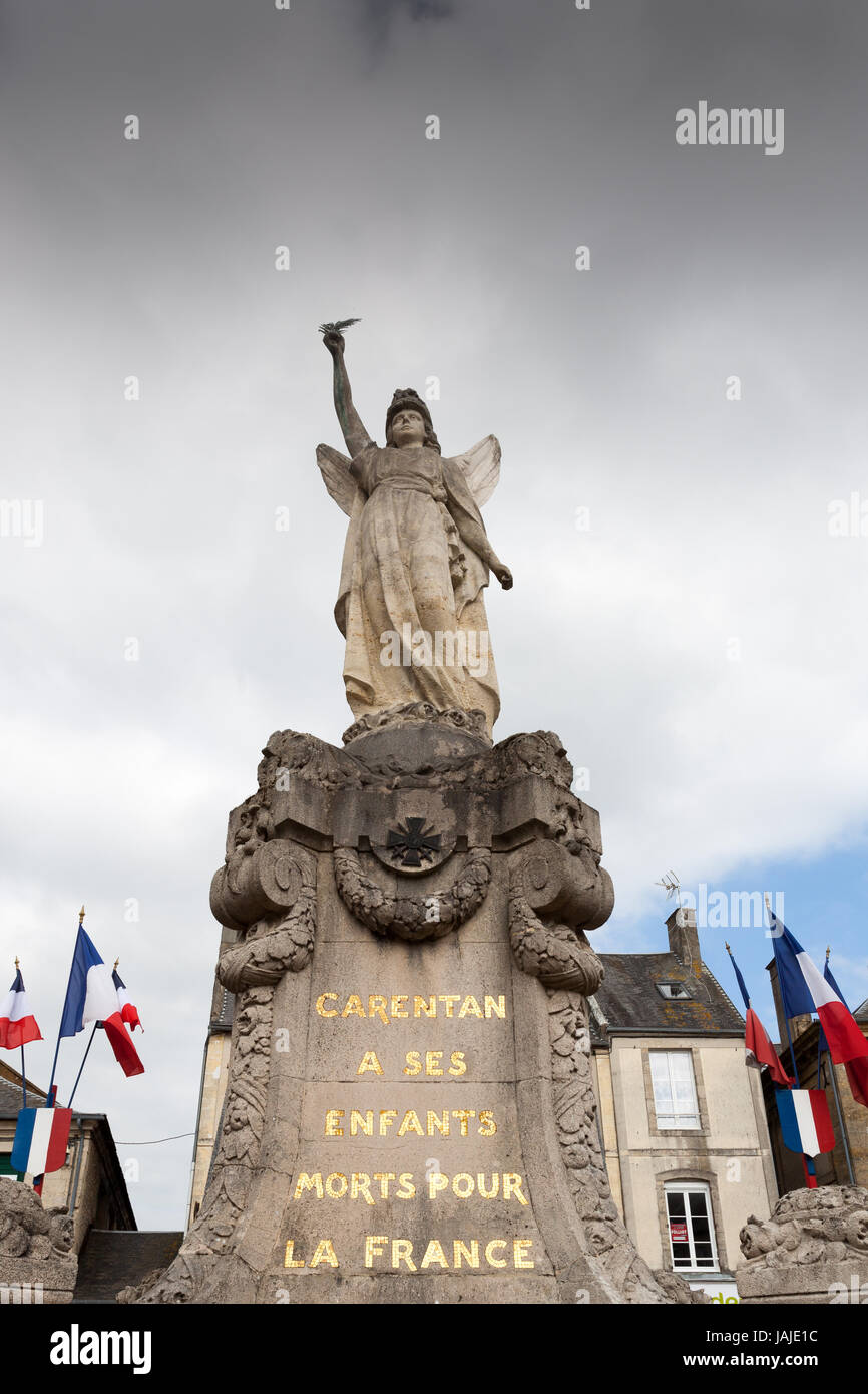 Carentan Sign Carentan town in Normandy Stock Photo - Alamy
