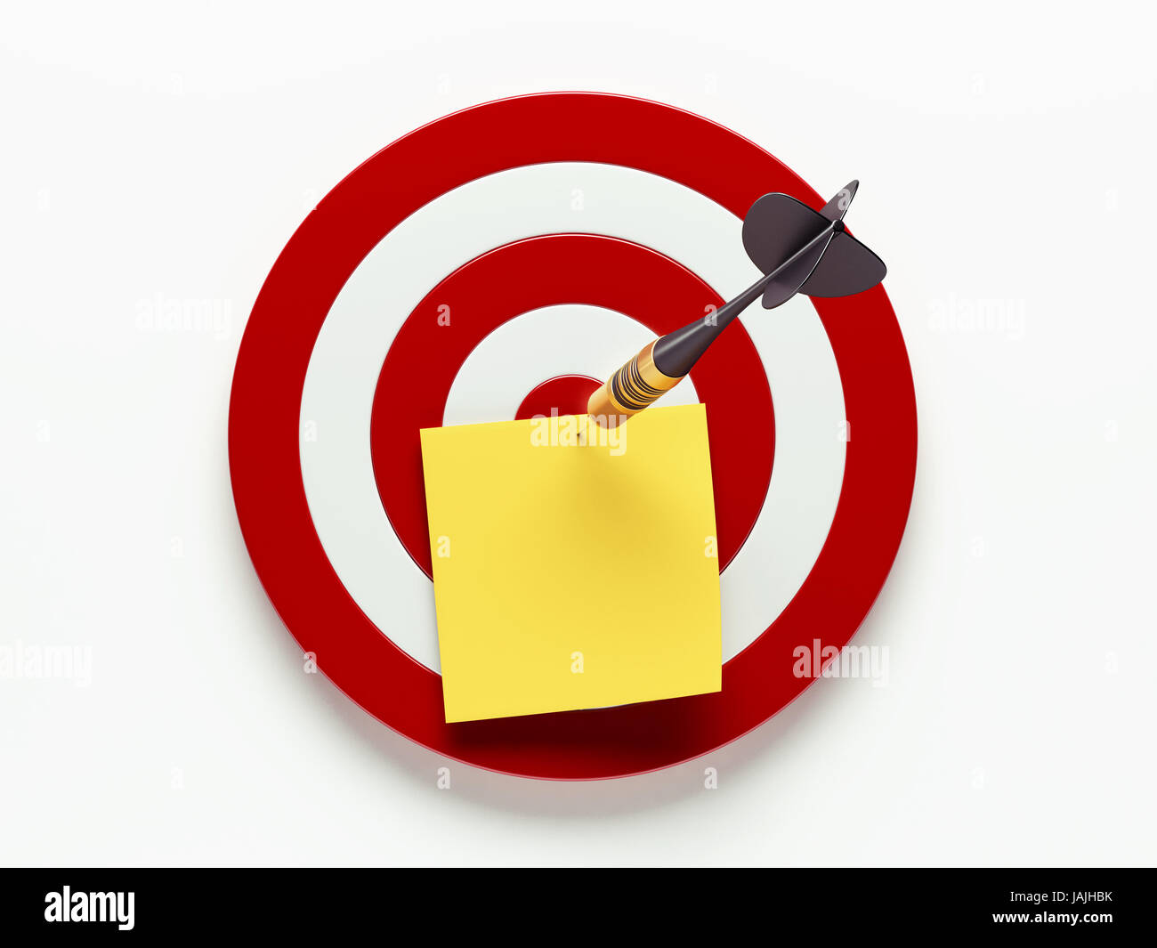 Dart Note isolated on white background Stock Photo - Alamy