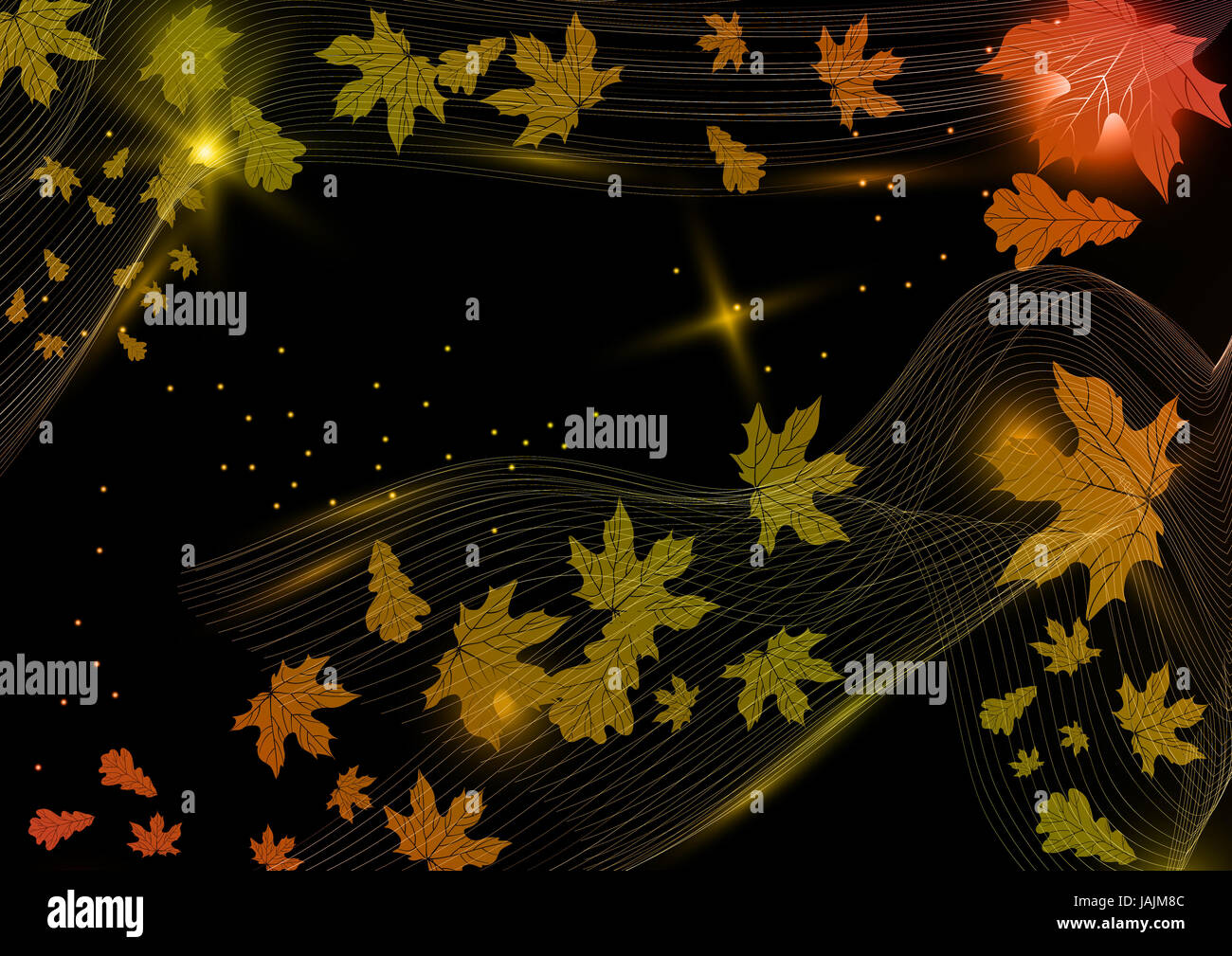 Abstract Autumn Background. Vector Illustration. Eps 10 Stock Photo - Alamy