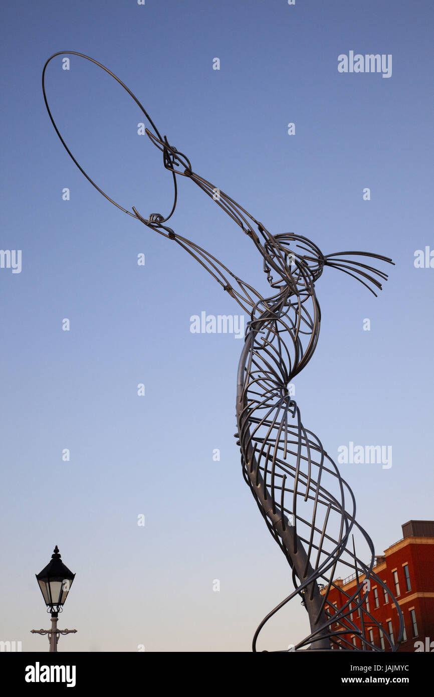 Northern Ireland,Belfast,sculpture,'Beacon of Hope' from Andy Scott