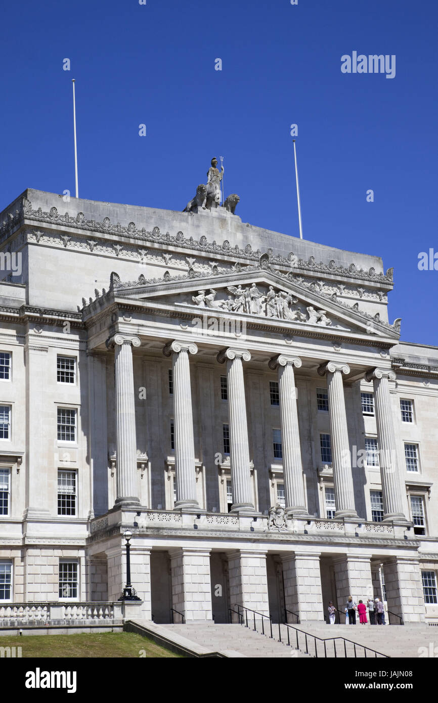 Northern Ireland,Belfast,parliament building Stock Photo - Alamy