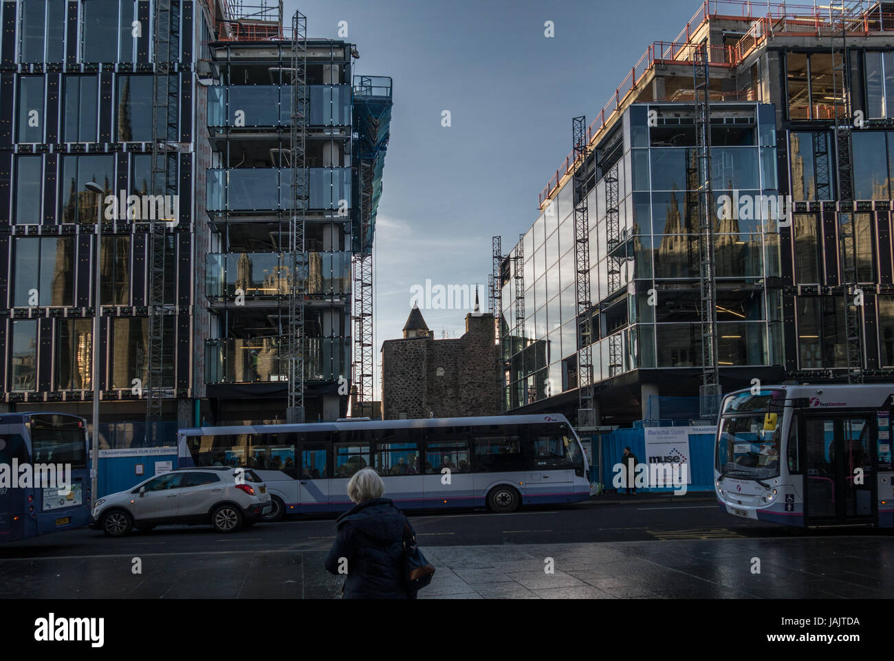 Marischal Square Development, Aberdeen Stock Photo