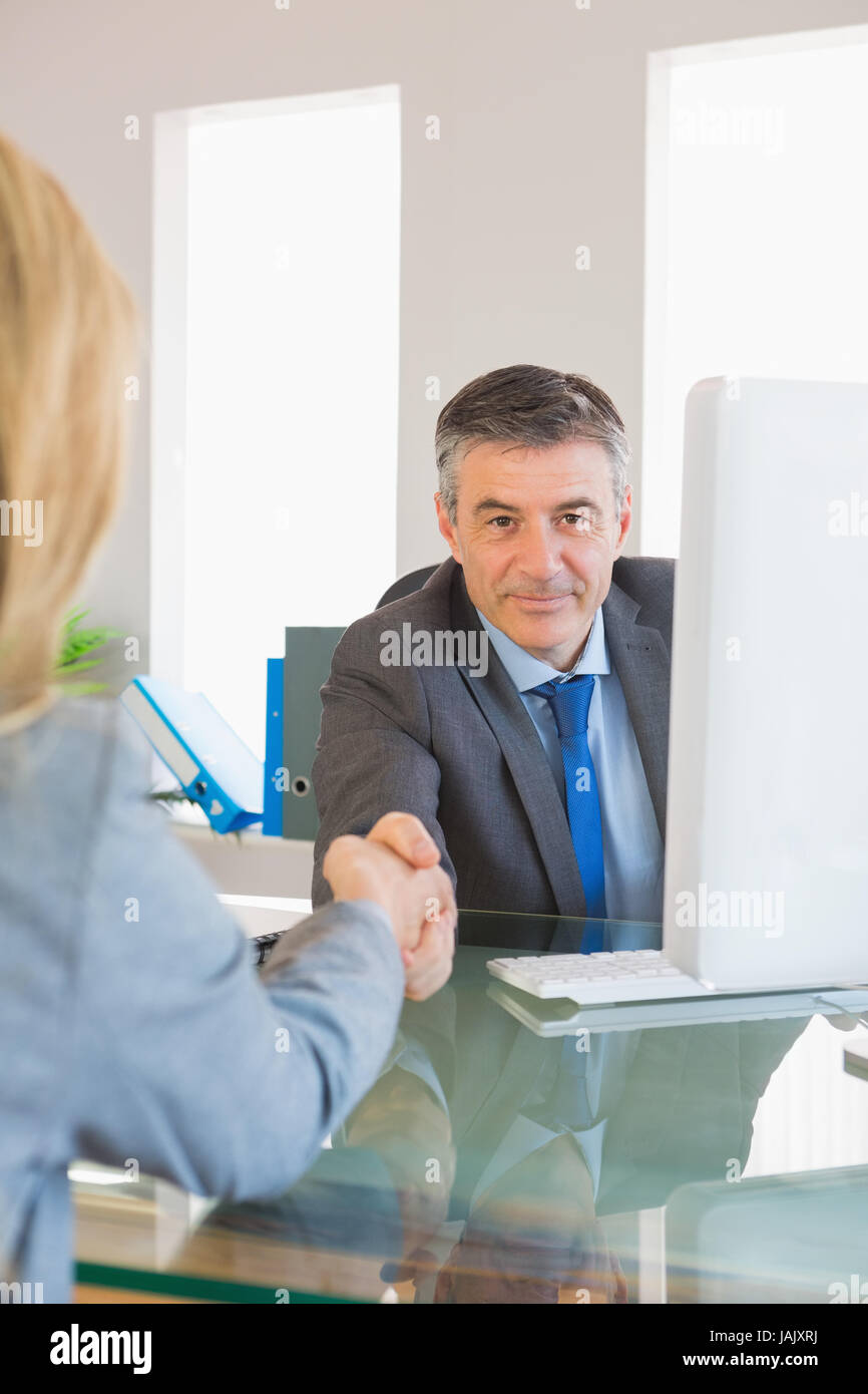 Smart mature applicant hi-res stock photography and images - Alamy