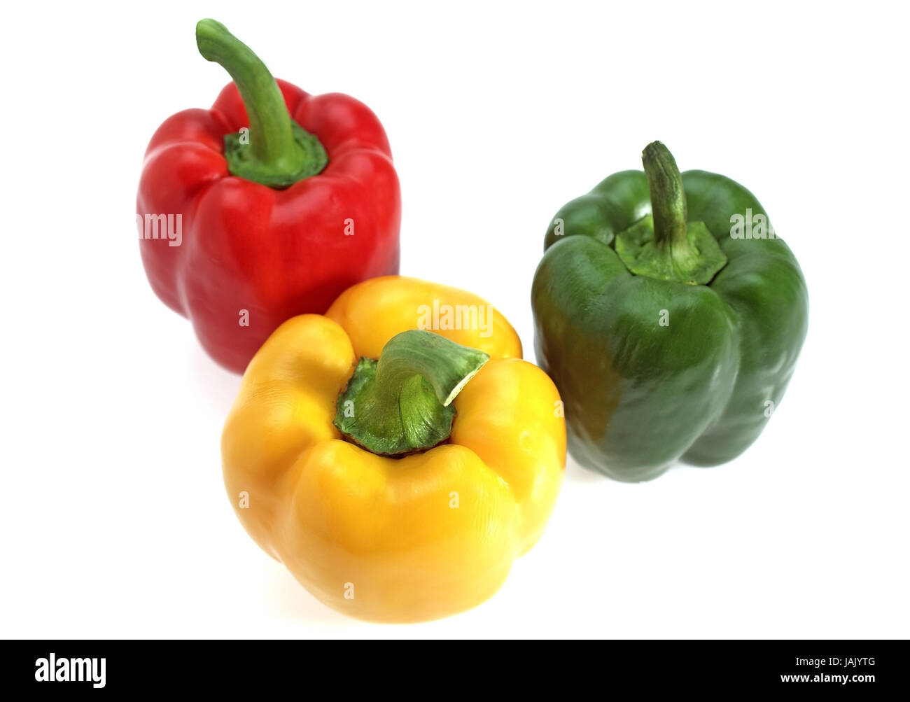 Green capsicum Cut Out Stock Images & Pictures - Alamy