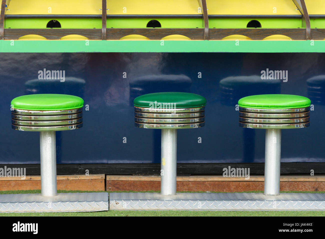 Old fashioned bar stools hi-res stock photography and images - Alamy