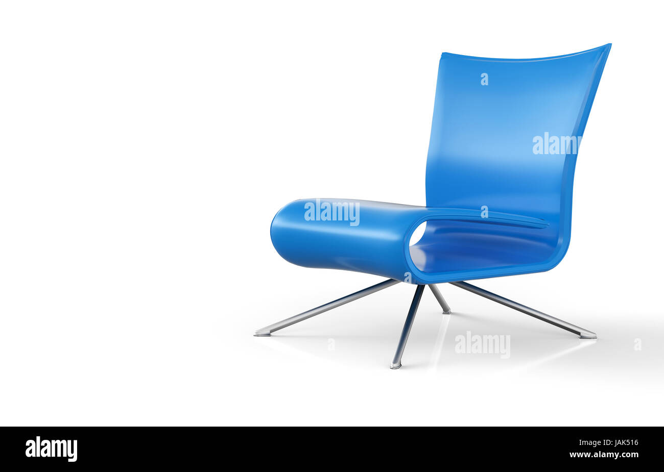 Sit and Chill - Blau Stock Photo