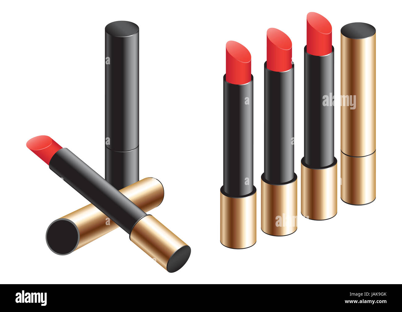 currant lipstick in a gold lipstick case photographed on a white background  Stock Photo - Alamy