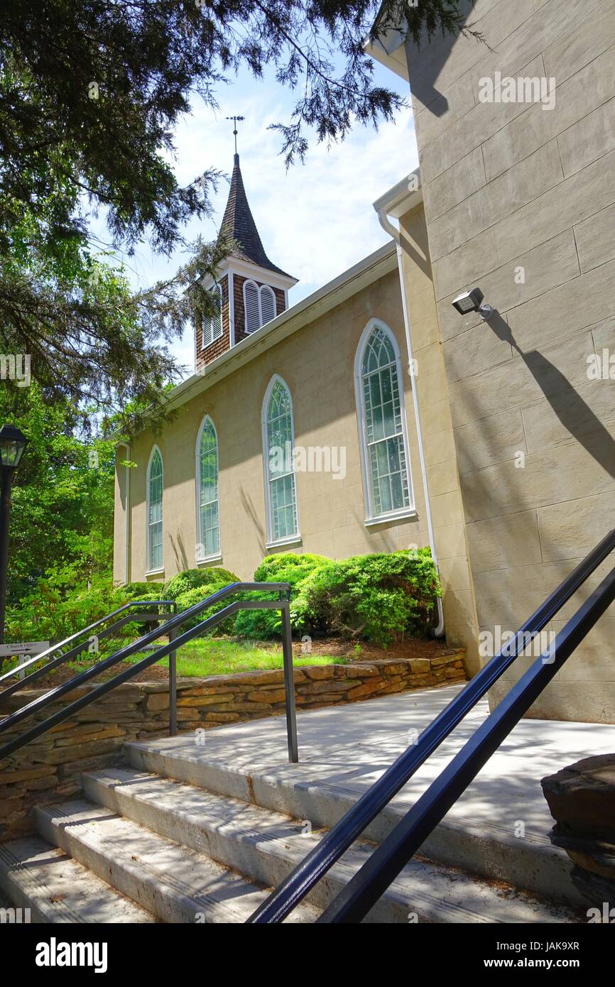 Hillsborough Presbyterian Church, Hillsborough, North Carolina. Organized 1816 Stock Photo