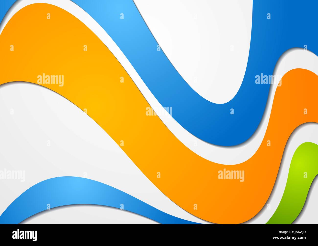Bright abstract waves vector illustration Stock Photo - Alamy