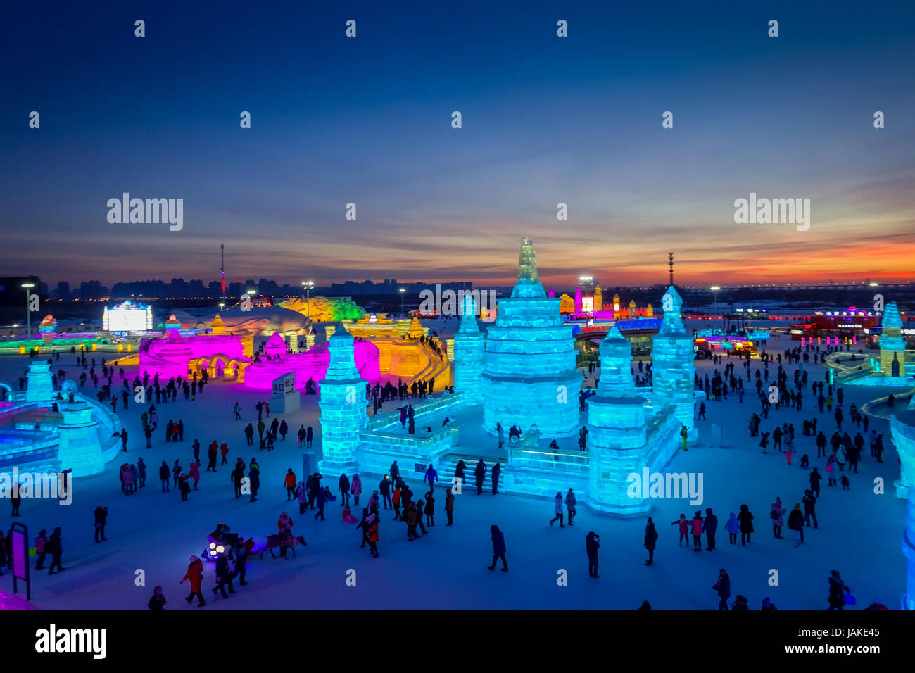 Ice and snow tourism festival hi-res stock photography and images - Alamy