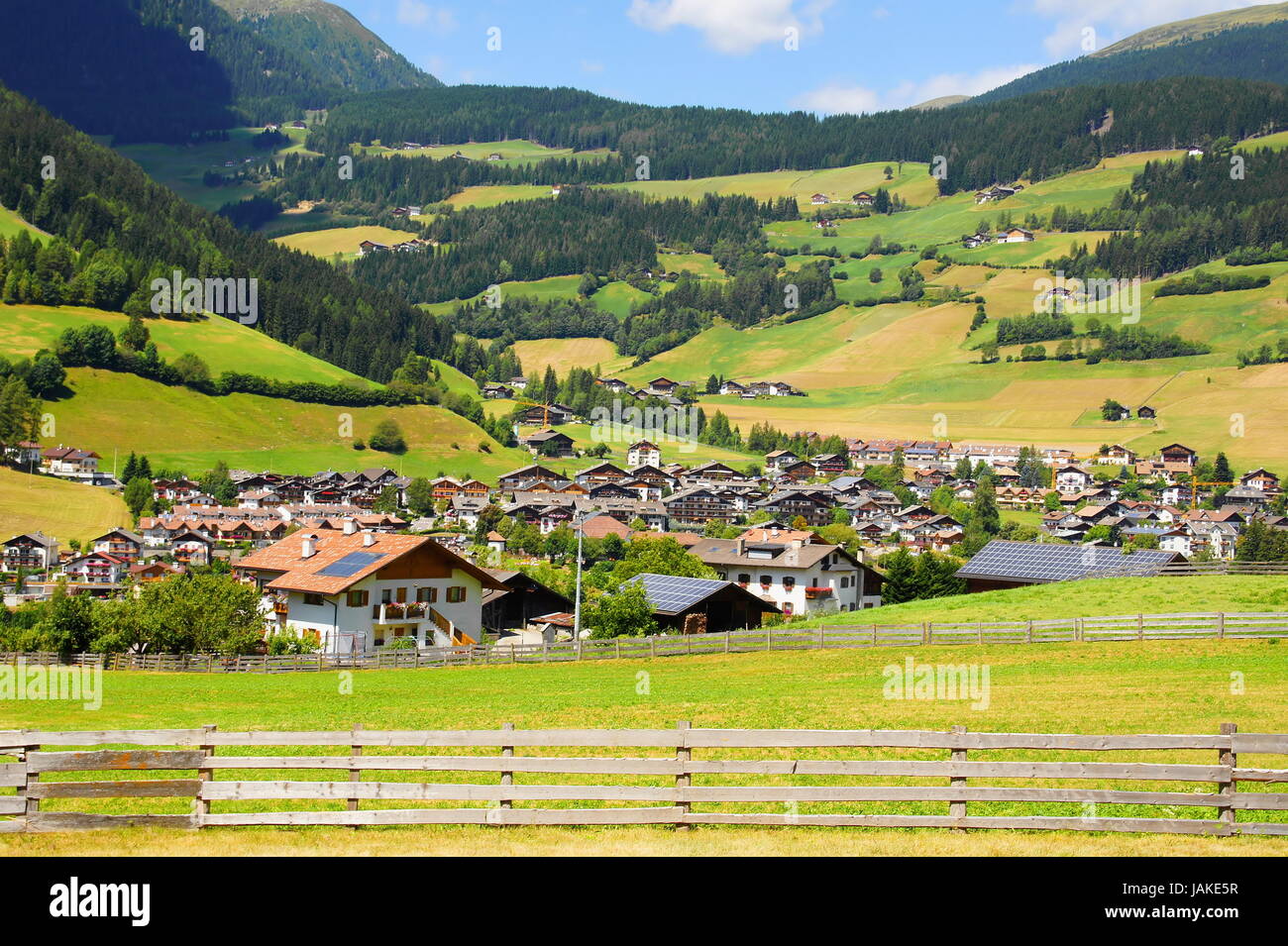 Sarntal bei Bozen in Südtirol Stock Photo