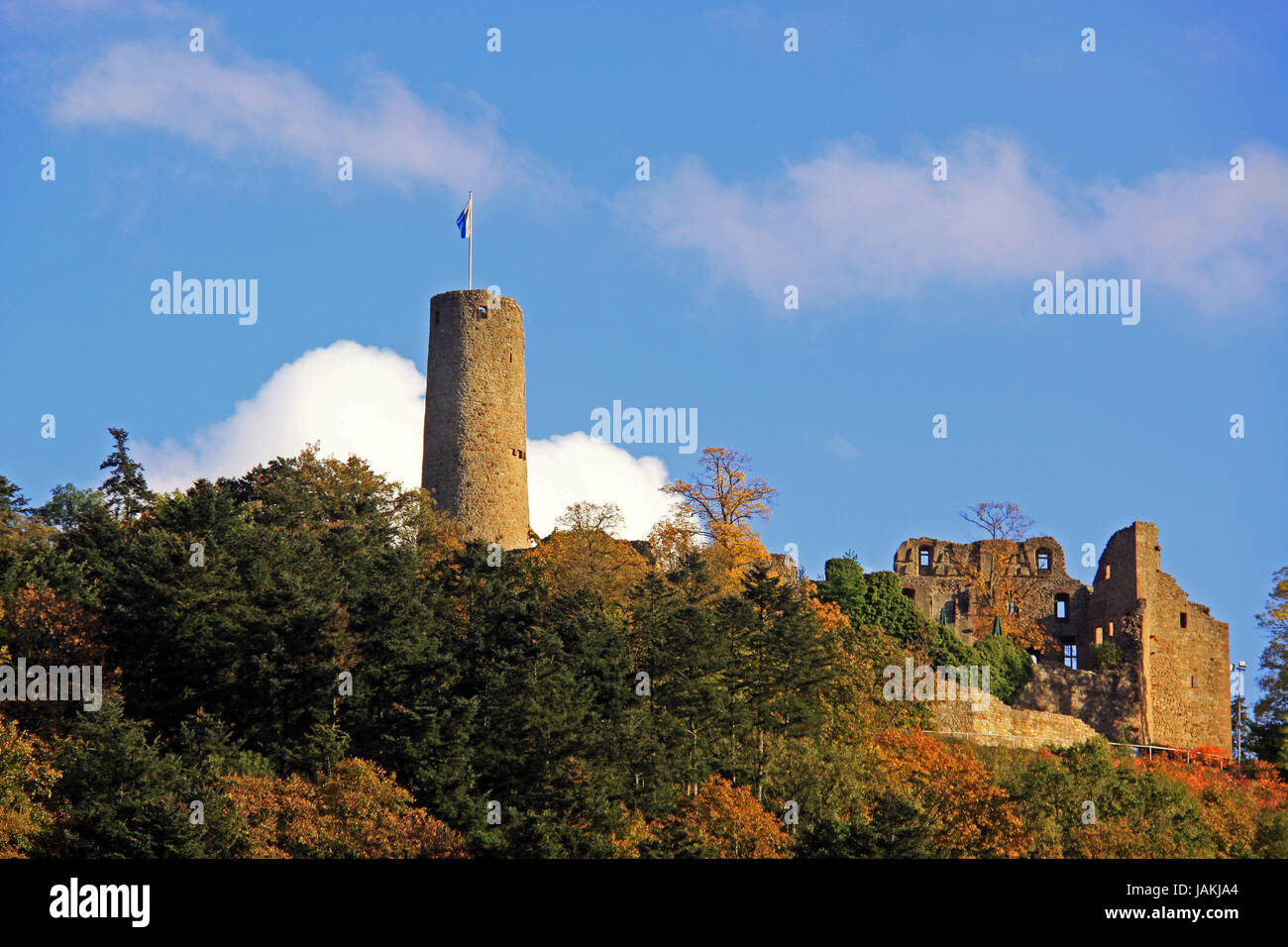 burg windeck in weinheim Stock Photo