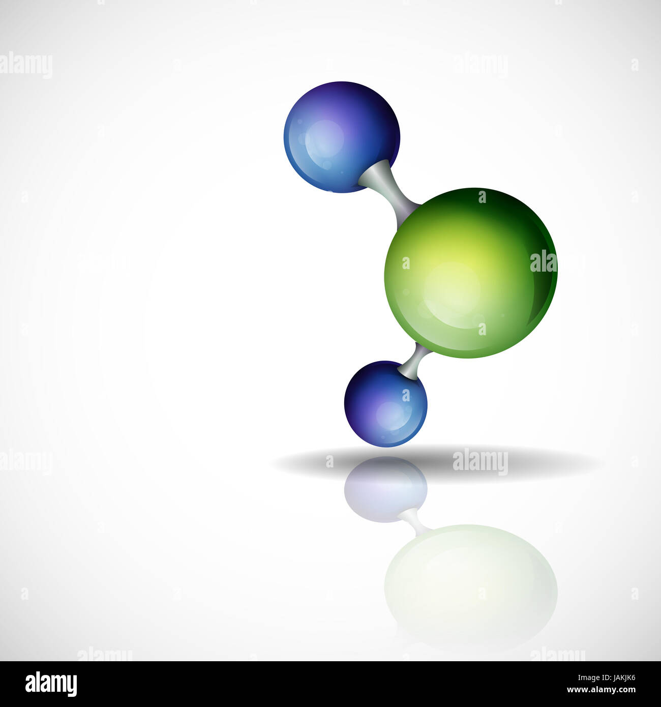 3d Molecule Background. Vector Illustration. Eps 10 Stock Photo - Alamy