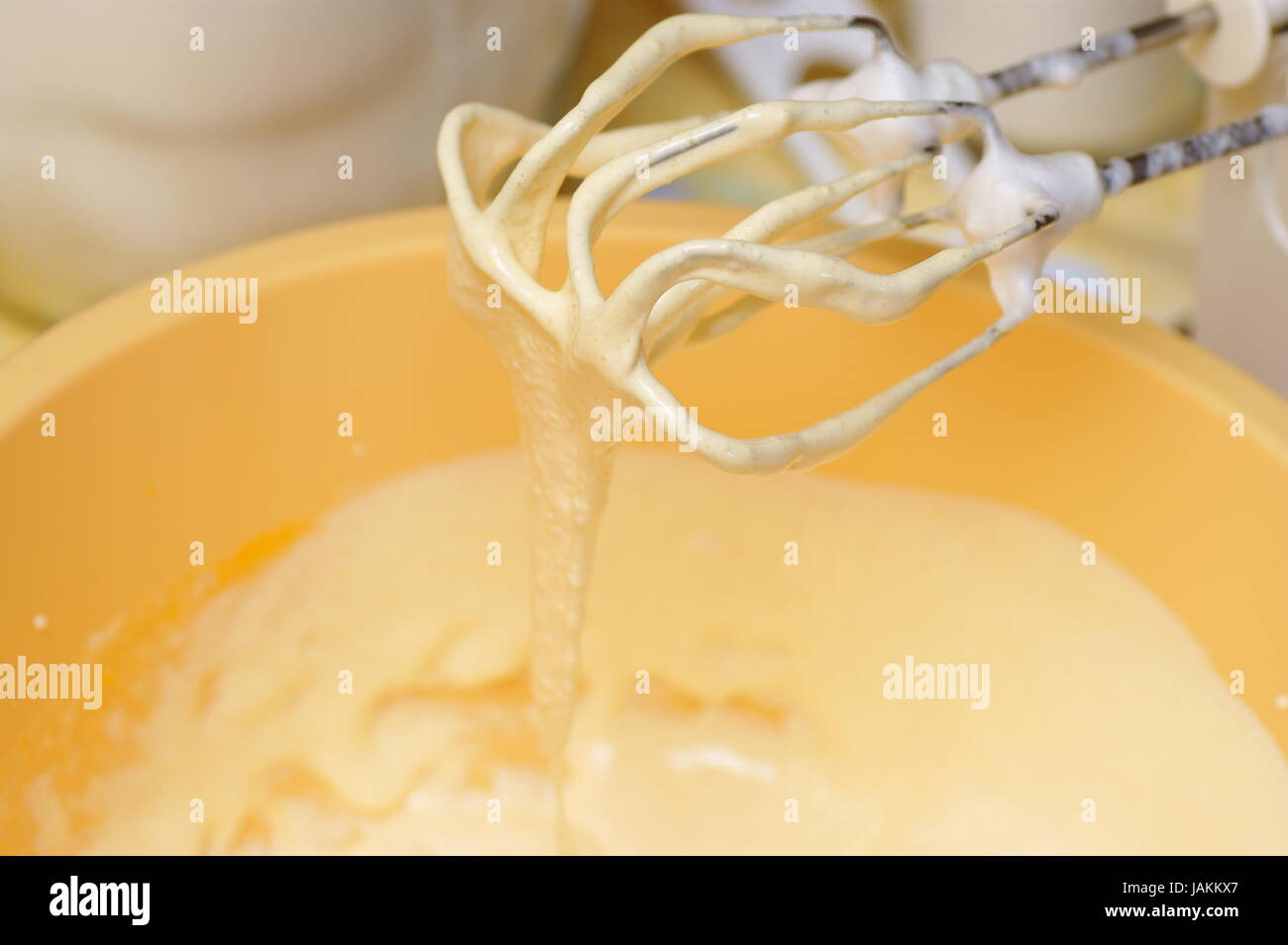 dough, make pastry, mixer Stock Photo Alamy