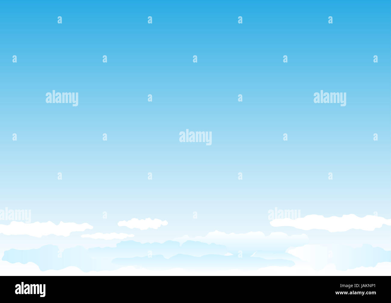 Beautiful simple clouds on the blue sky Stock Photo - Alamy