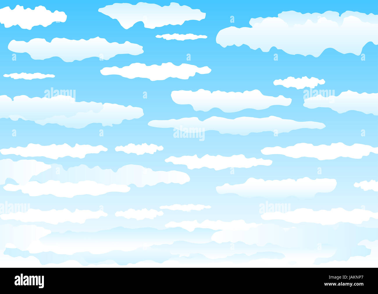 Beautiful simple clouds on the blue sky Stock Photo - Alamy