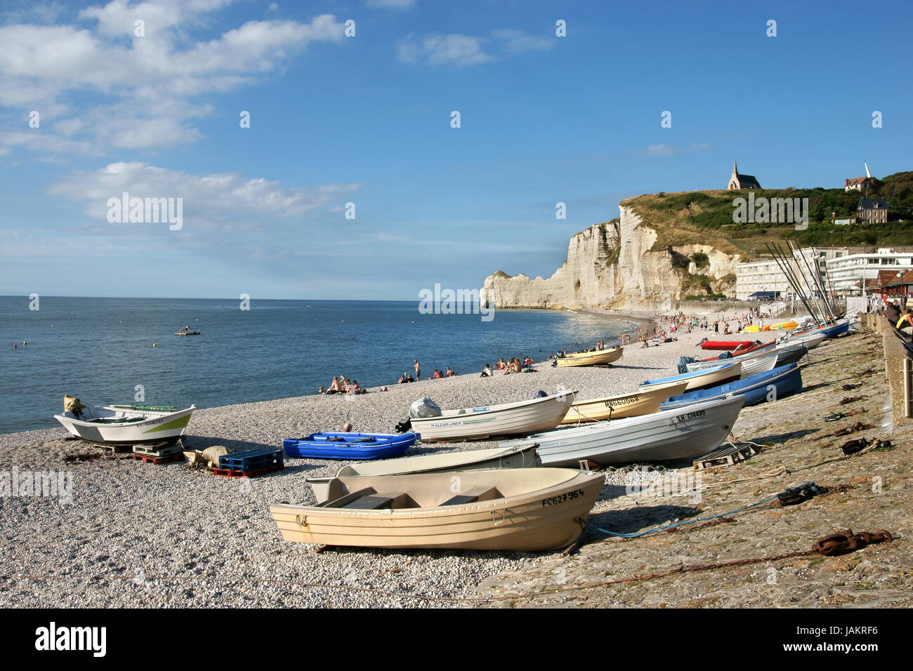 Beach promenade etretat sea hi-res stock photography and images - Alamy