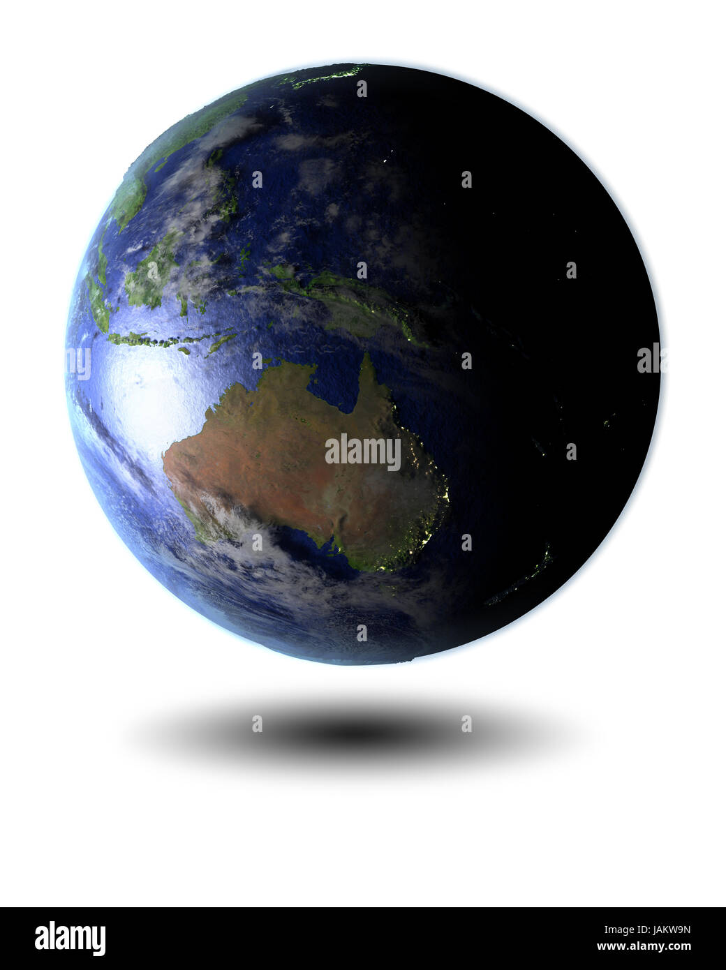 Australia Australasia Globe Map High Resolution Stock Photography and ...