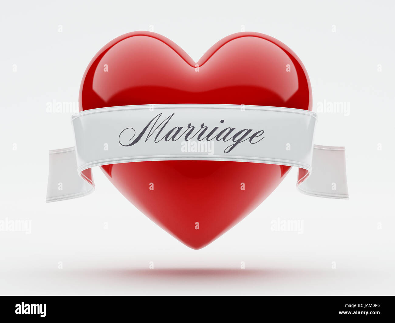 Heart Isolated on white background Stock Photo - Alamy