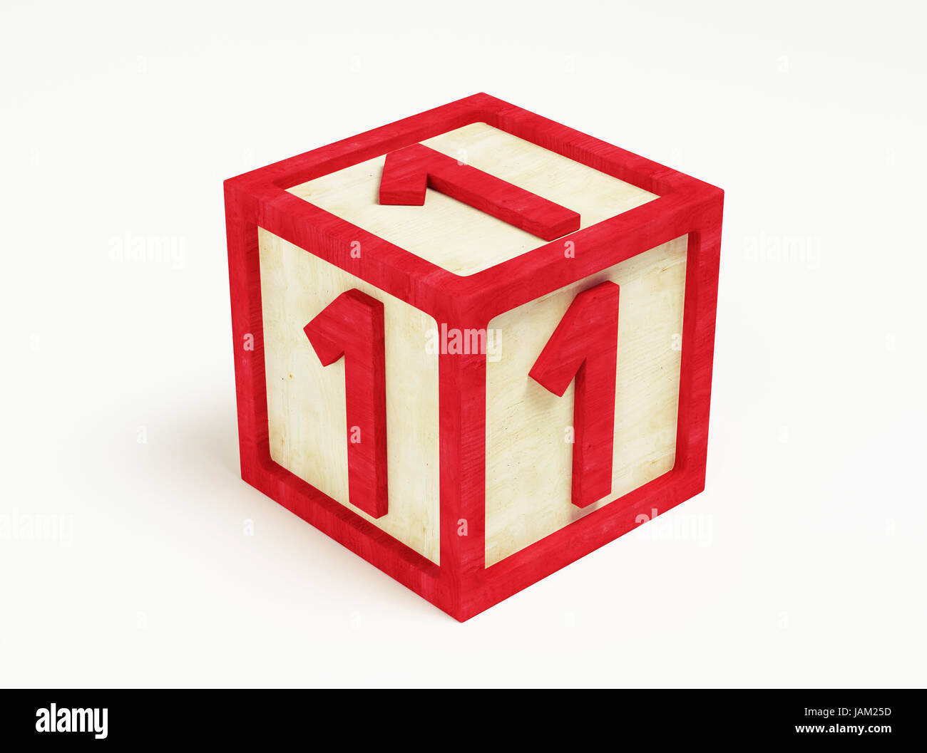 Box Number Toy isolated on white background Stock Photo - Alamy