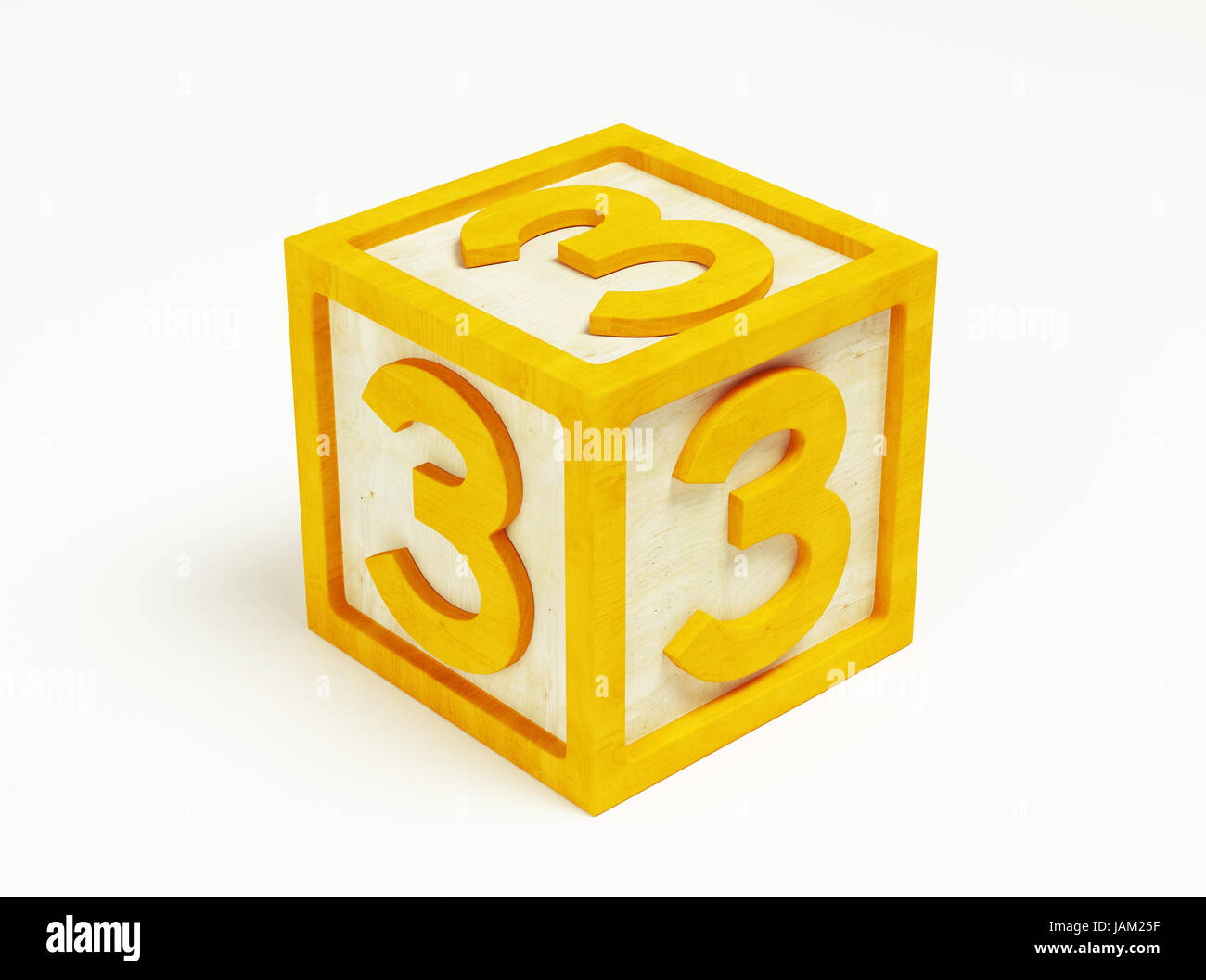 Box Number Toy isolated on white background Stock Photo - Alamy