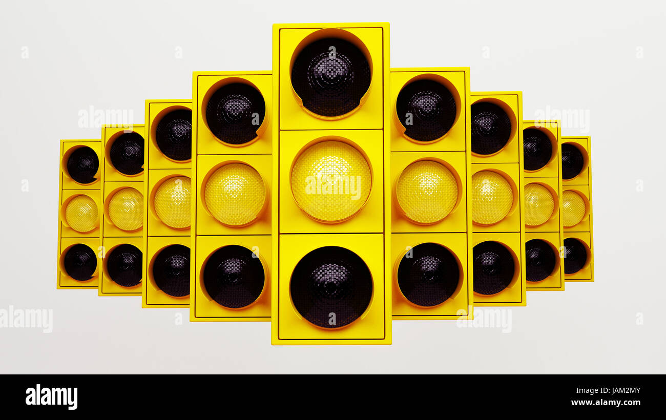 Traffic Lights isolated on white Stock Photo - Alamy