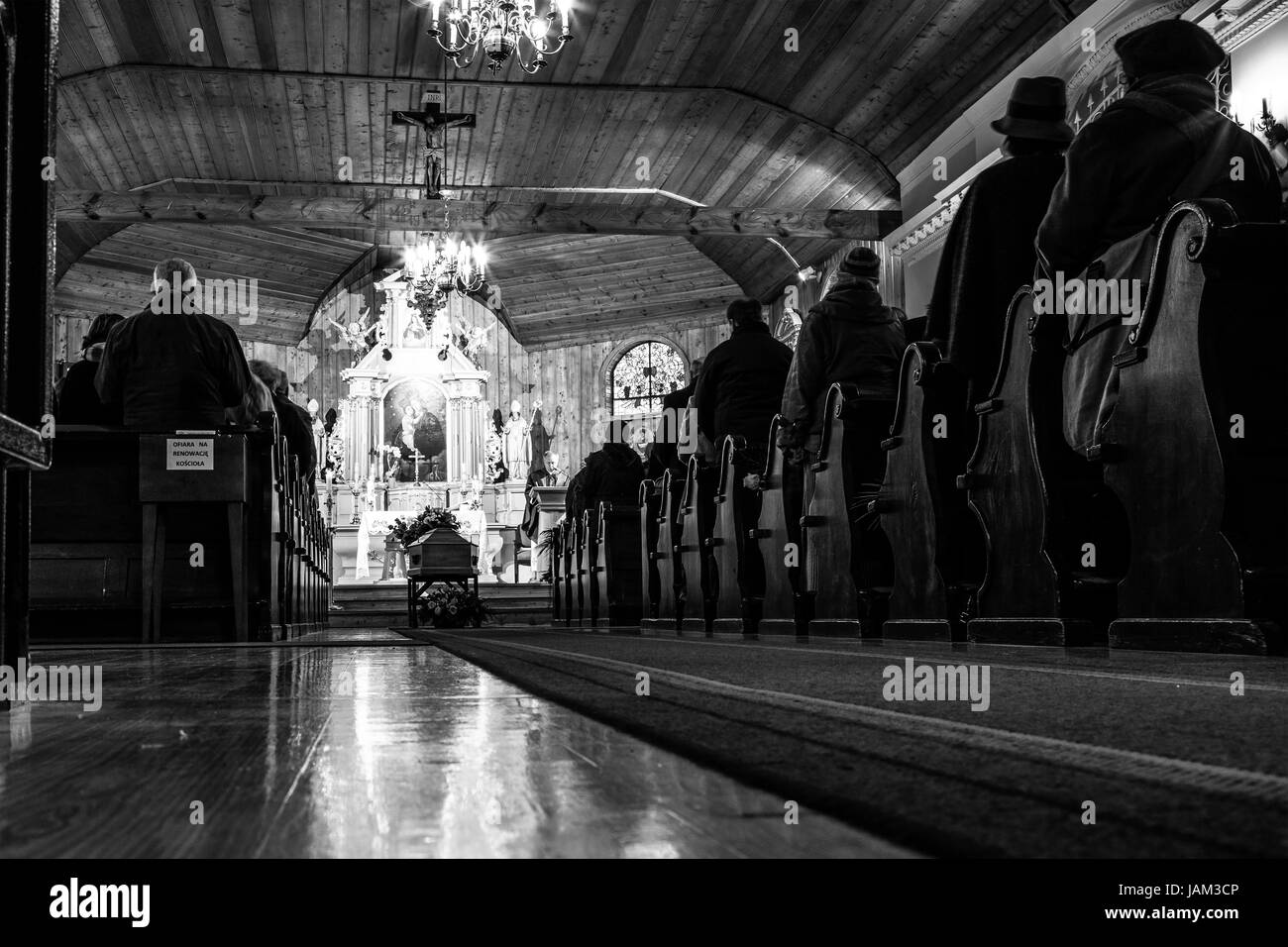 Poland Death Ritual Polish countryside, a traditional funeral ceremony, photo reportage ...