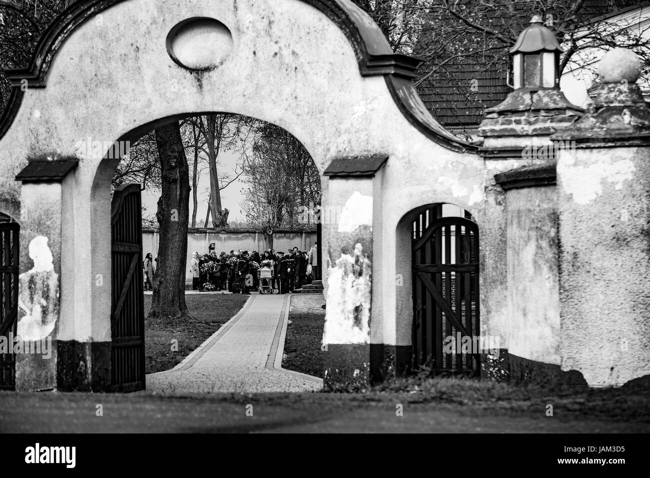 Poland Death Ritual Polish countryside, a traditional funeral ceremony, photo reportage ...
